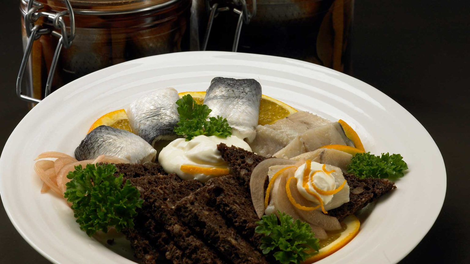 Rollmops Herring in Spiced Vinegar Seafood from Canada