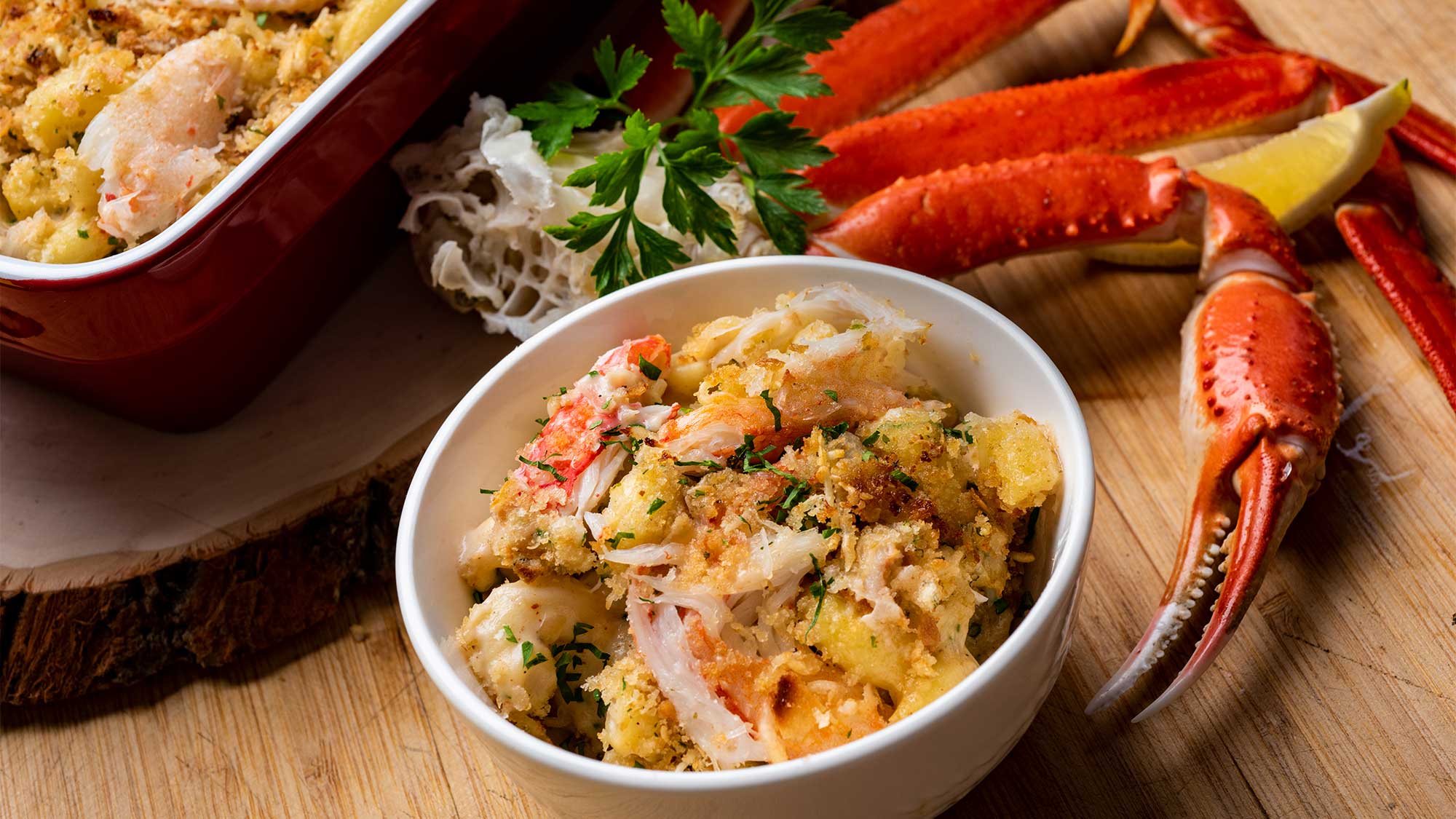 Snow Crab Mac & Cheese | Seafood from Canada