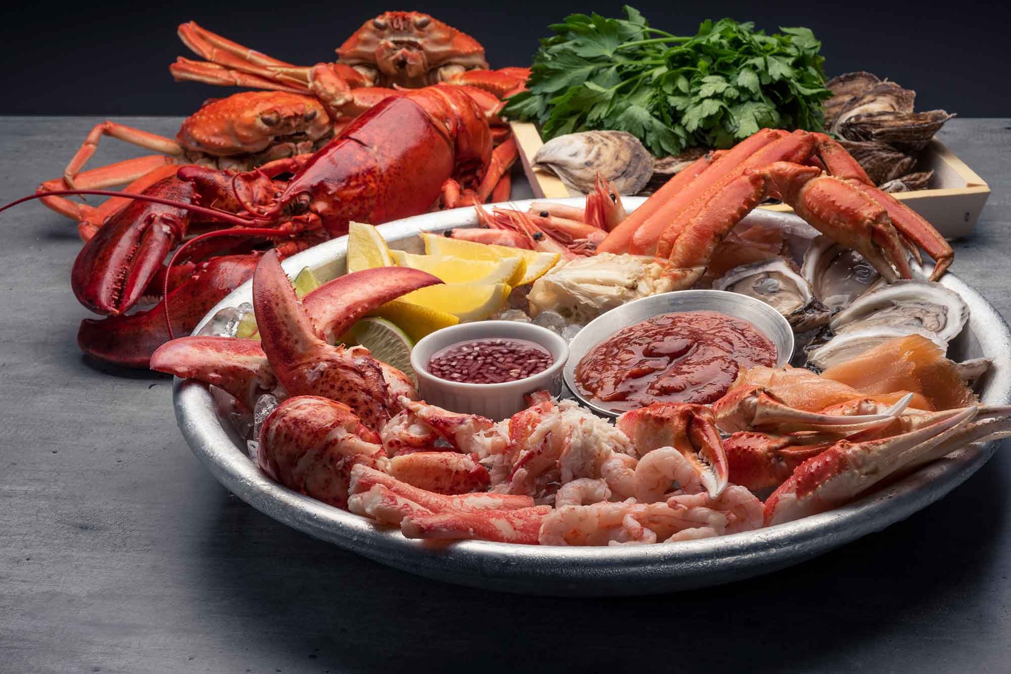 Seafood From Canada And Partners To Attend Canadian Seafood Show 2022   Seafood Platter Lobster Crab 